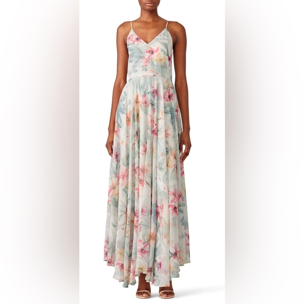 Yumi Kim- Peace and Love Maxi Dress in Spring Fling Print. Size XS - Picture 2 of 13